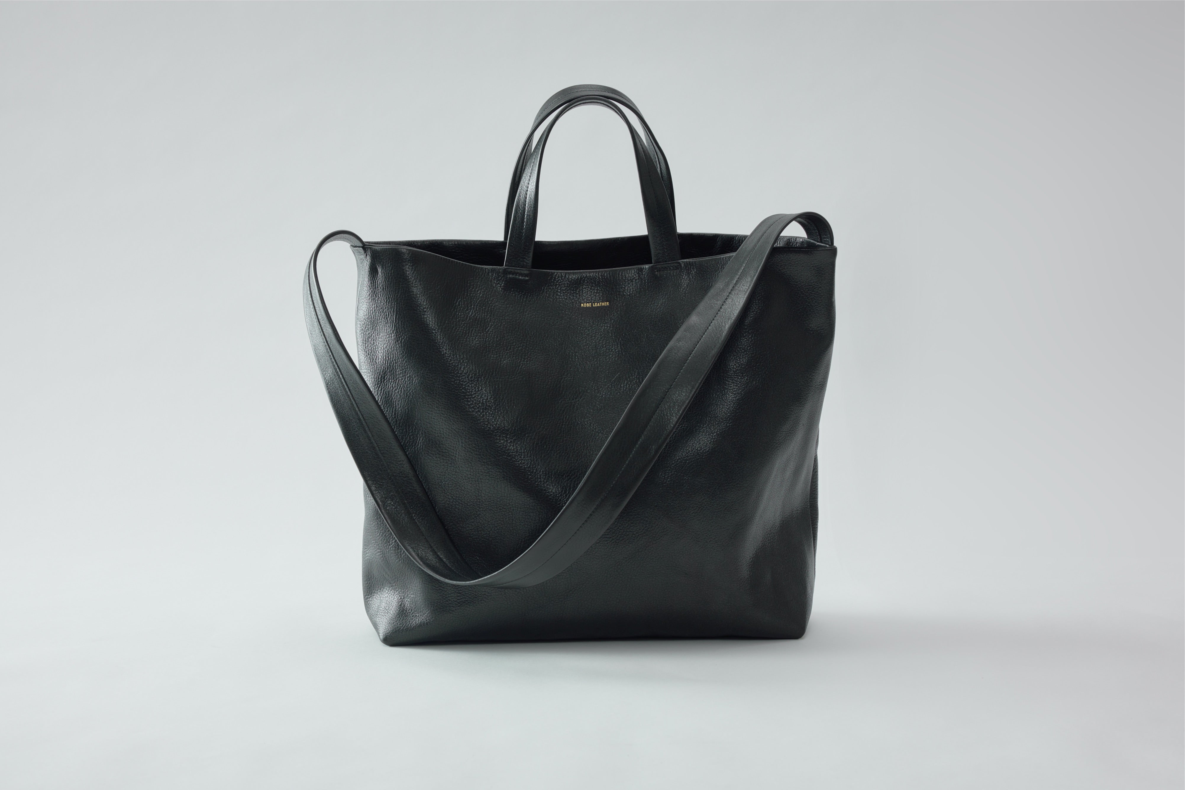 Leather outlet shoulder tote